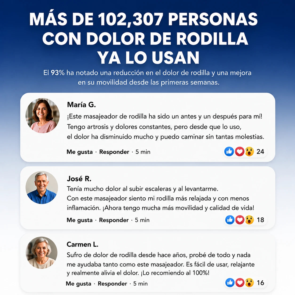 ElectroPulse™ Masajeador de Rodilla