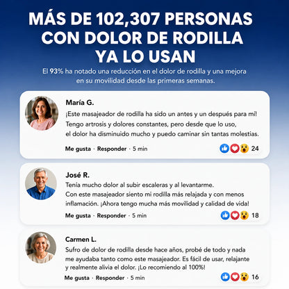 ElectroPulse™ Masajeador de Rodilla