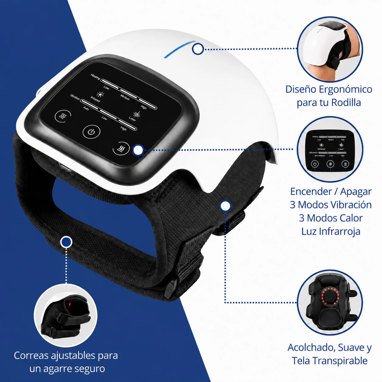 ElectroPulse™ Masajeador de Rodilla