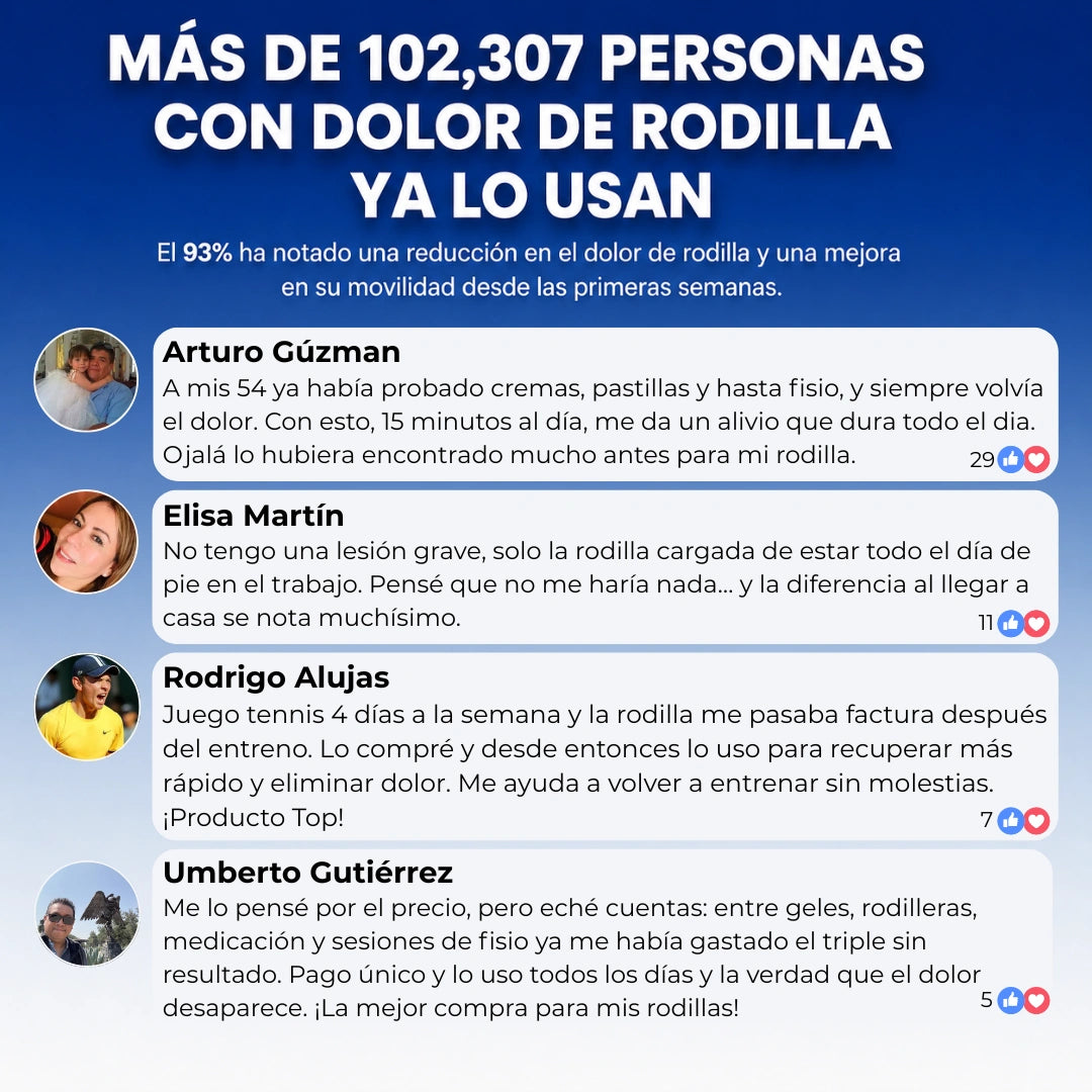 ElectroPulse™ Masajeador de Rodilla